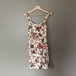 Vintage Floral Summer Pencil Dress